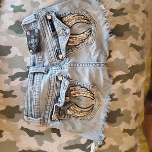 Miss Me cut off Jean shorts